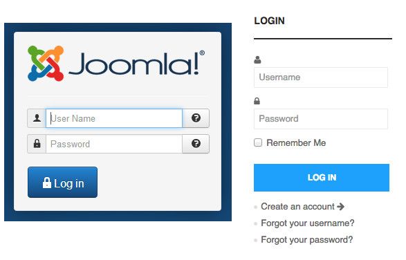 What is the Joomla Admin URL and login 